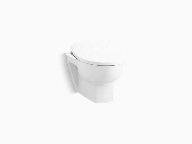 Kohler - Reach™  Eco Wall-hung round toilet with skirted trapway